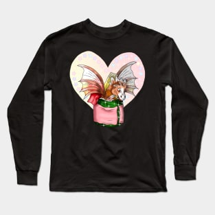 I love sushi cute dragon Long Sleeve T-Shirt